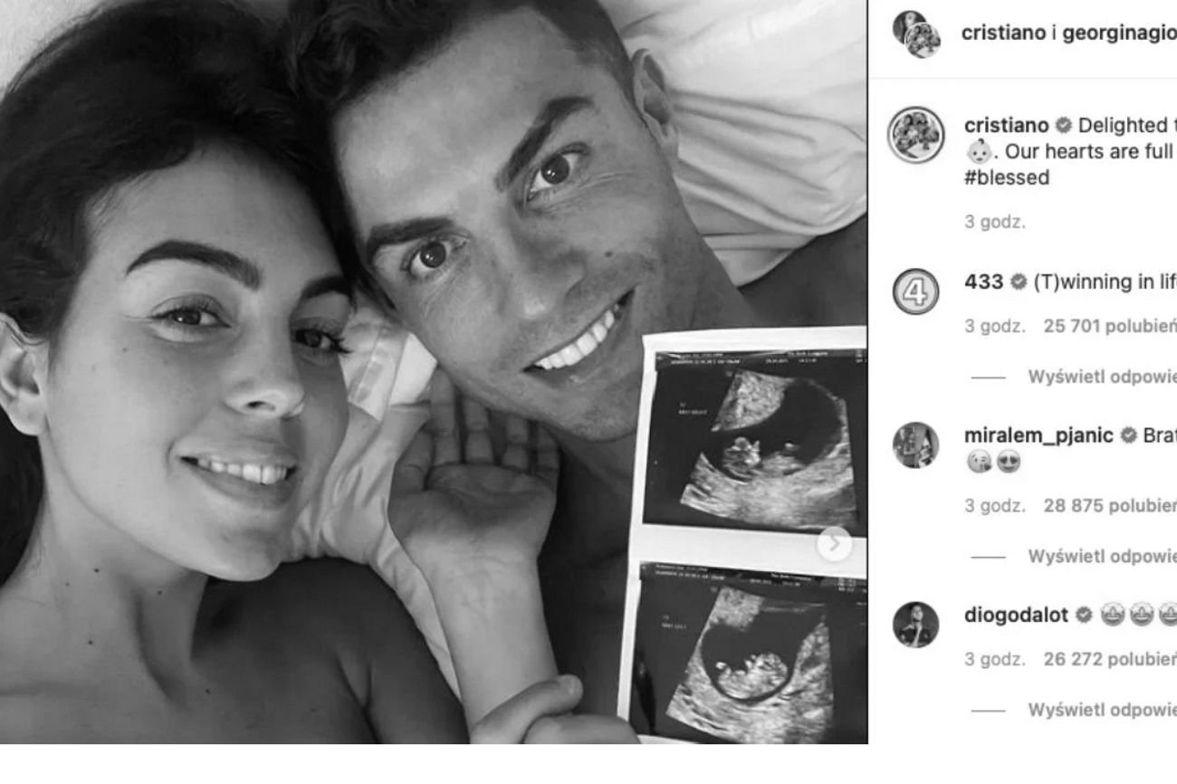 Cristiano Ronaldo i Georgina Rodriguez spodziewali się bliźniaków, niestety synek pary nie przeżył porodu