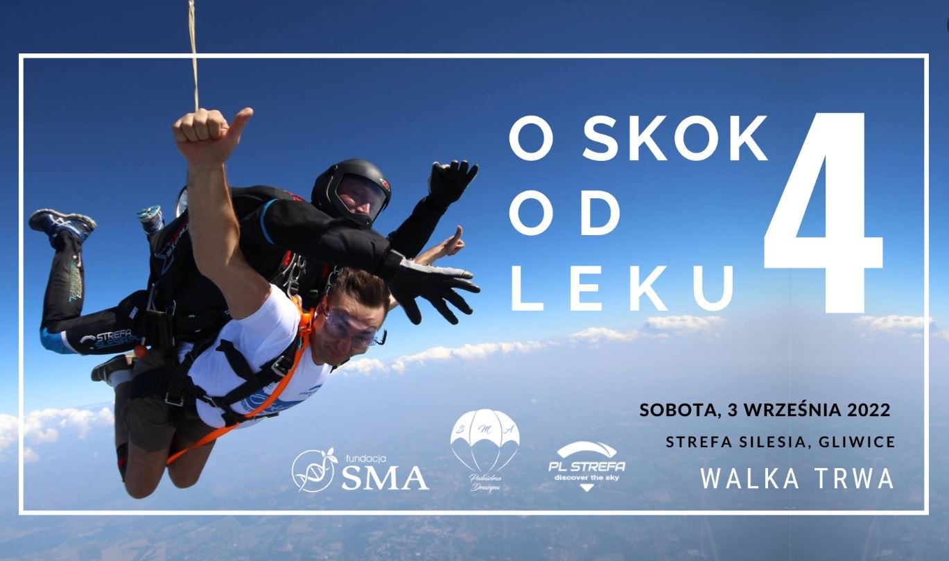 "O skok od leku 4" to akcja Fundacji SMA uświadamiająca problemy chorych na rdzeniowy zanik mięśni.