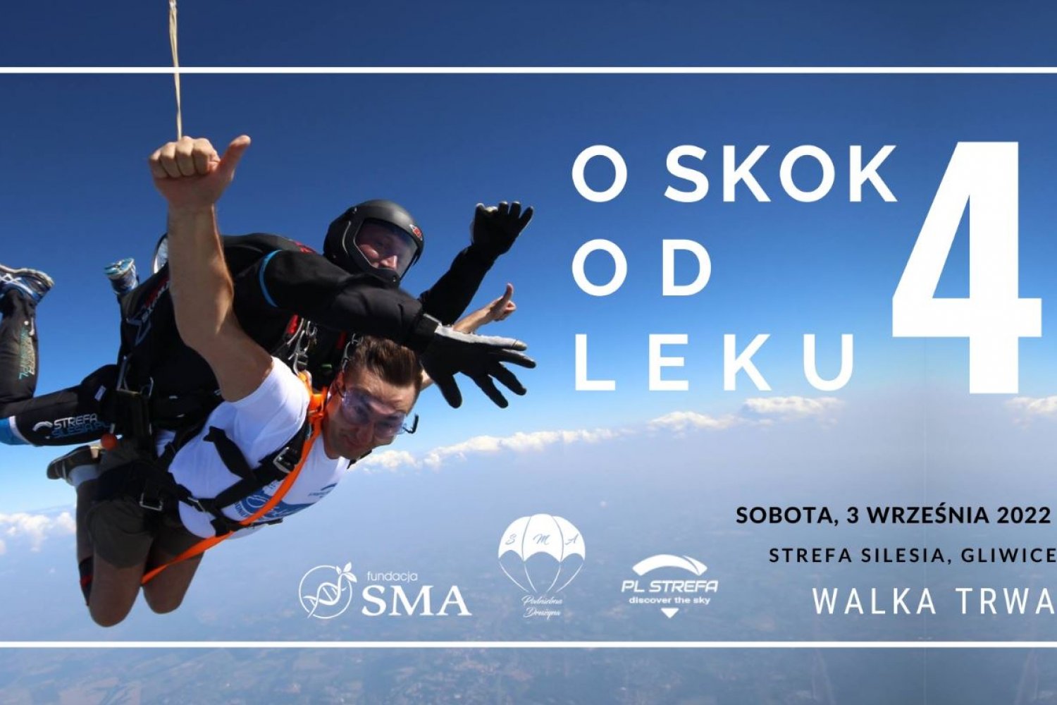 "O skok od leku 4" to akcja Fundacji SMA uświadamiająca problemy chorych na rdzeniowy zanik mięśni.