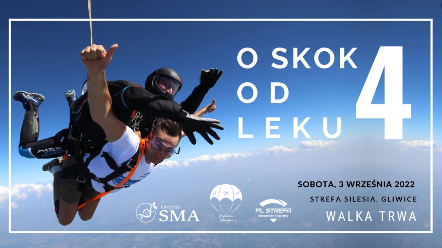 "O skok od leku 4" to akcja Fundacji SMA uświadamiająca problemy chorych na rdzeniowy zanik mięśni.