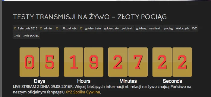 Odliczanie do 16 sierpnia – z dn. 10.08.