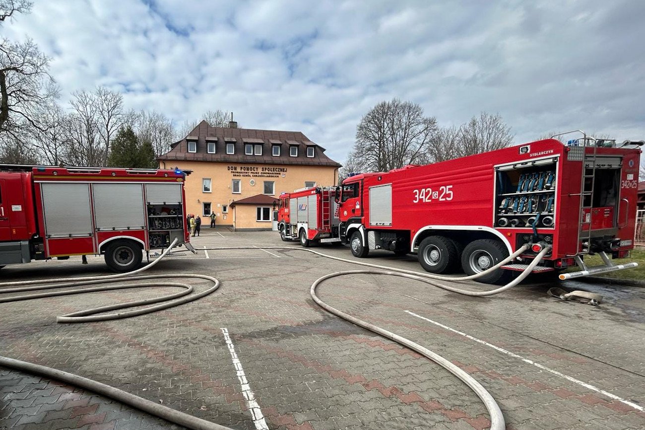 Tragiczny pożar domu pomocy społecznej na Pomorzu. Są ofiary