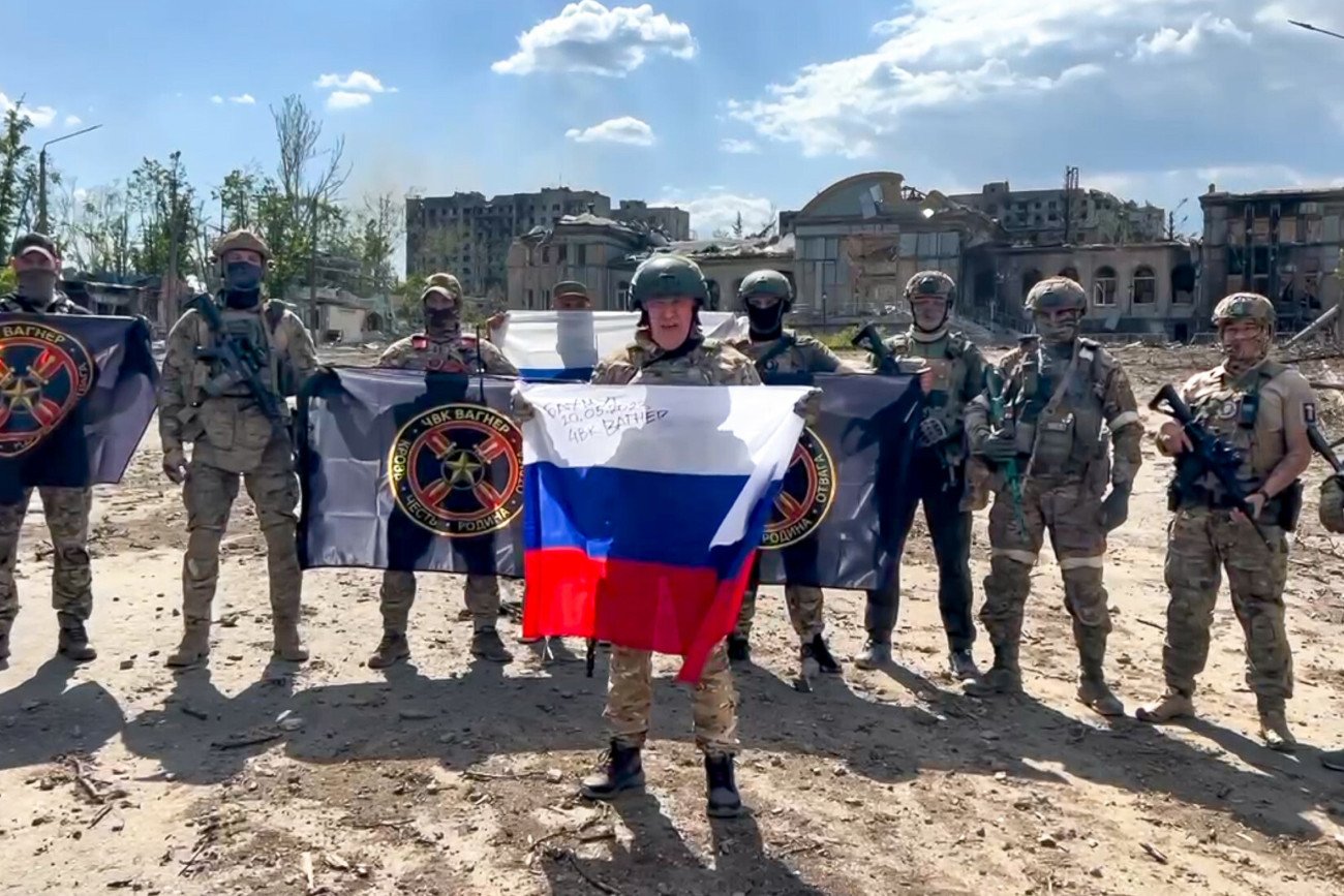 "Bachmut upadł". Grupa Wagnera chwali się ostatecznym zdobyciem miasta.