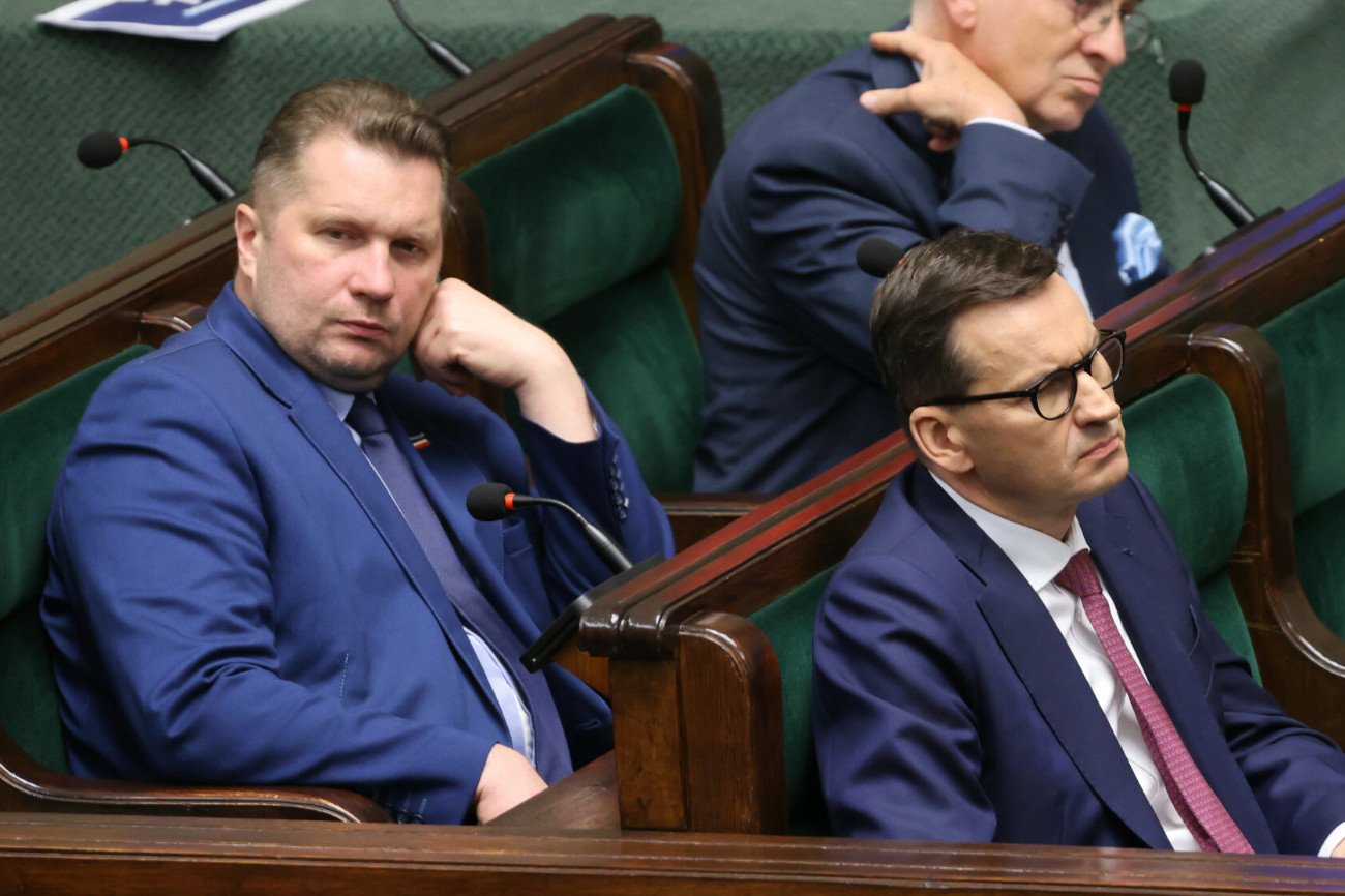 Przemysław Czarnek i Mateusz Morawiecki