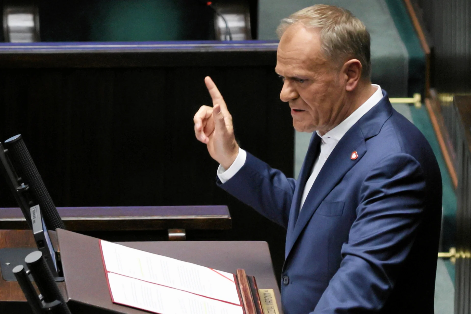 Tusk zabrał głos przed głosowaniem. Padły specjalne słowa do koalicjantów