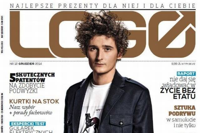 Dawid Podsiadło na okładce "Logo"