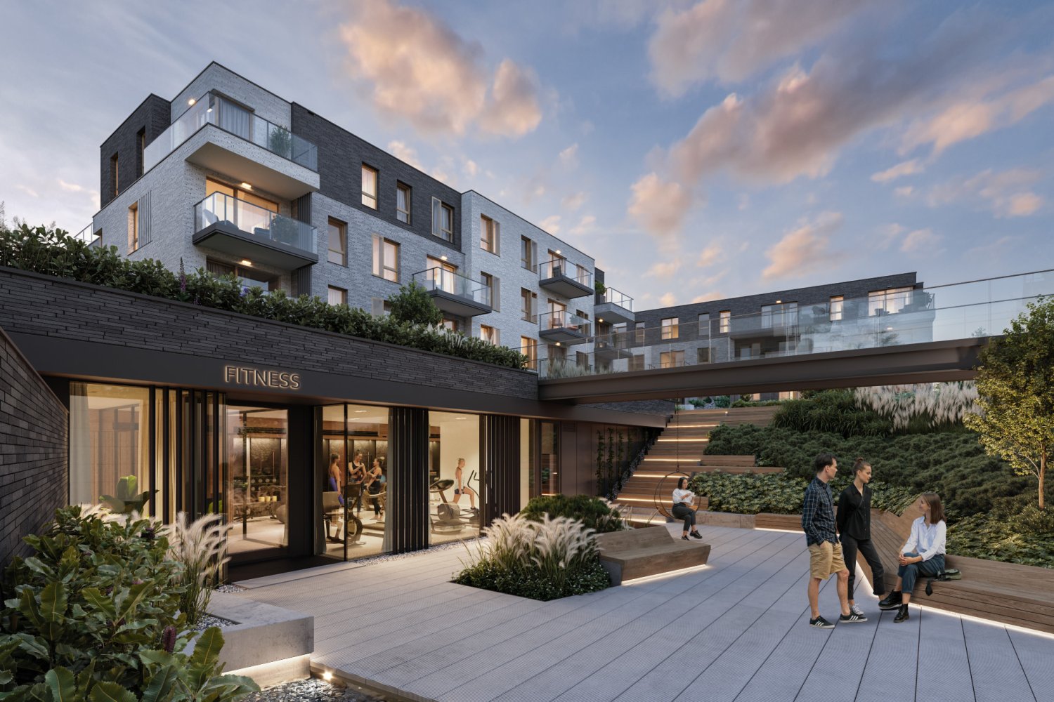 Do dyspozycji mieszkańców obecnie realizowanej inwestycji Atrium Oliva będzie sauna oraz sala klubowa, a do aktywności fizycznej przyczyni się strefa fitness//