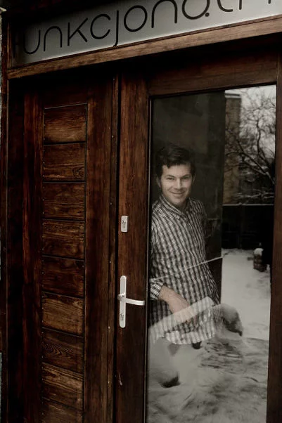 Bartosz Polak w swojej restauracji
