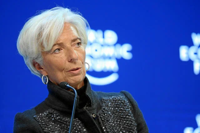 Kobiety stanowiły zaledwie 17,8 proc. gości Davos. Na zdjęciu Christine Lagarde, szefowa MFW