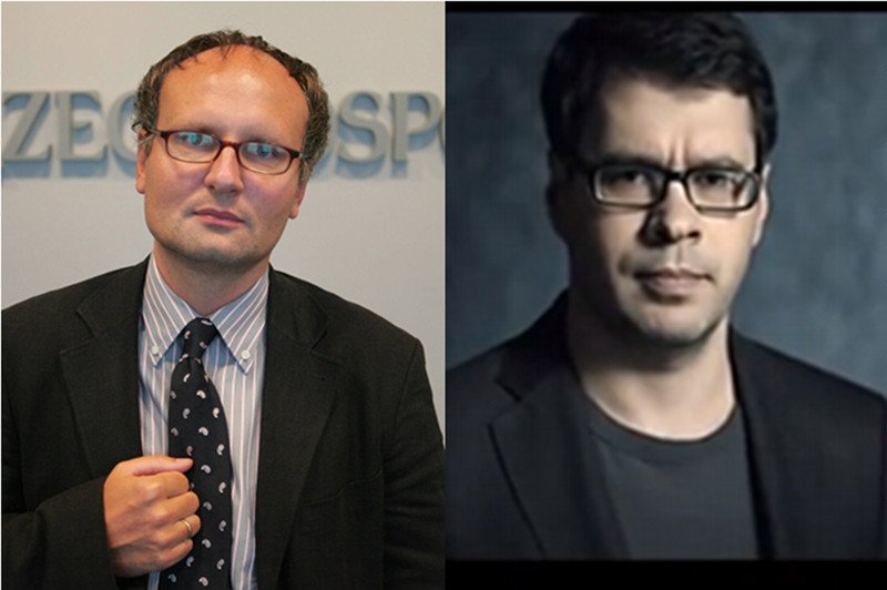 Paweł Lisicki, redaktor naczelny "Do Rzeczy" i Michał Karnowski, współtwórca "wSieci" i portalu wPolityce.pl