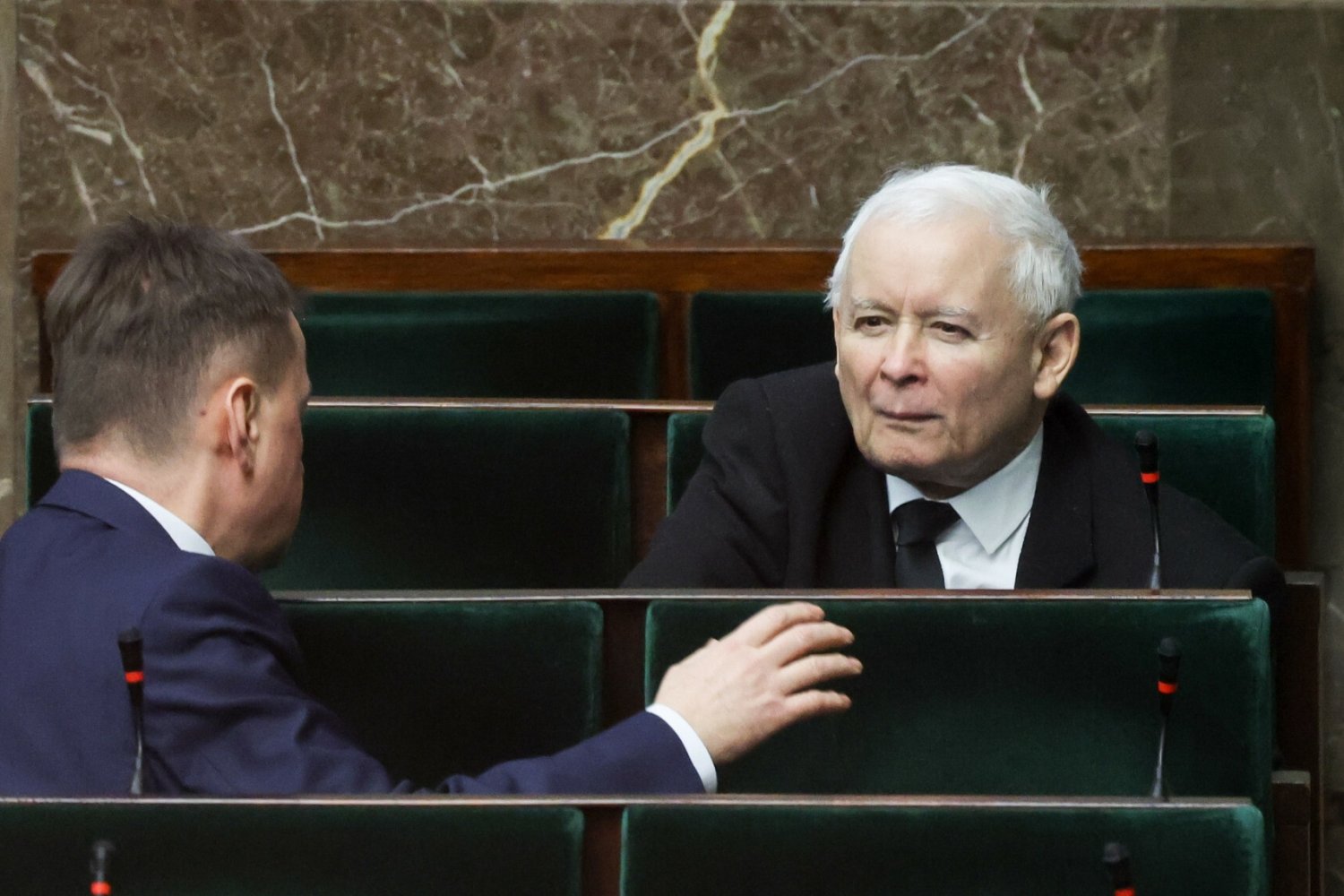 Prezes PiS Jarosław Kaczyński.