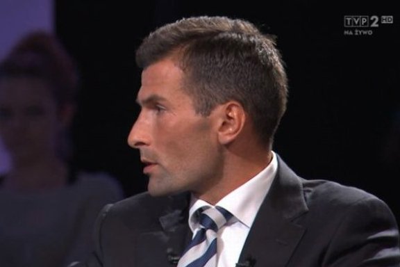 Na zdjęciu Maciej Komorowski, syn zmarłego pod Smoleńskiem Stanisława Komorowskiego