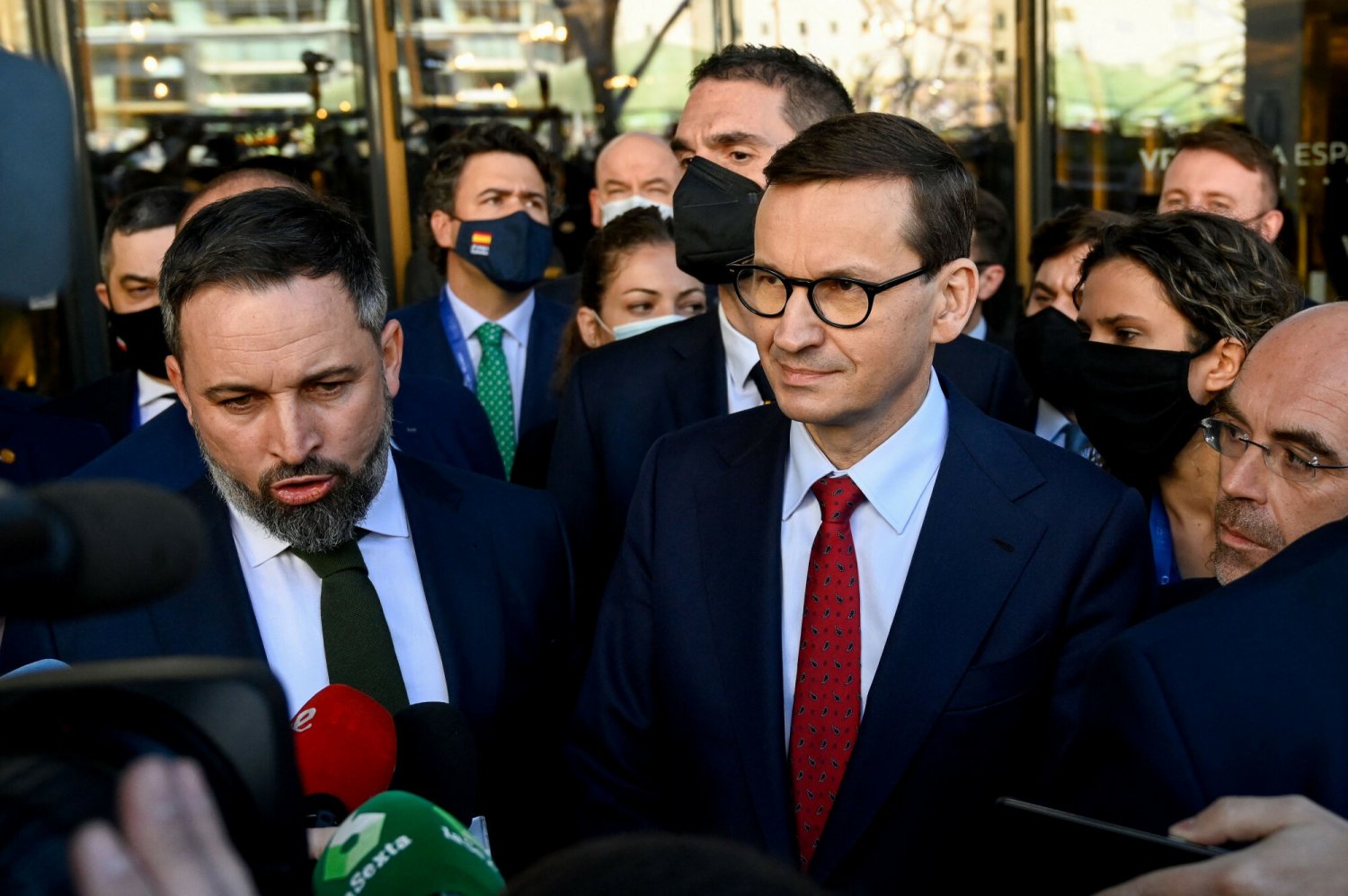 Mateusz Morawiecki spotkał się w Madrycie z Santiago Abascalem