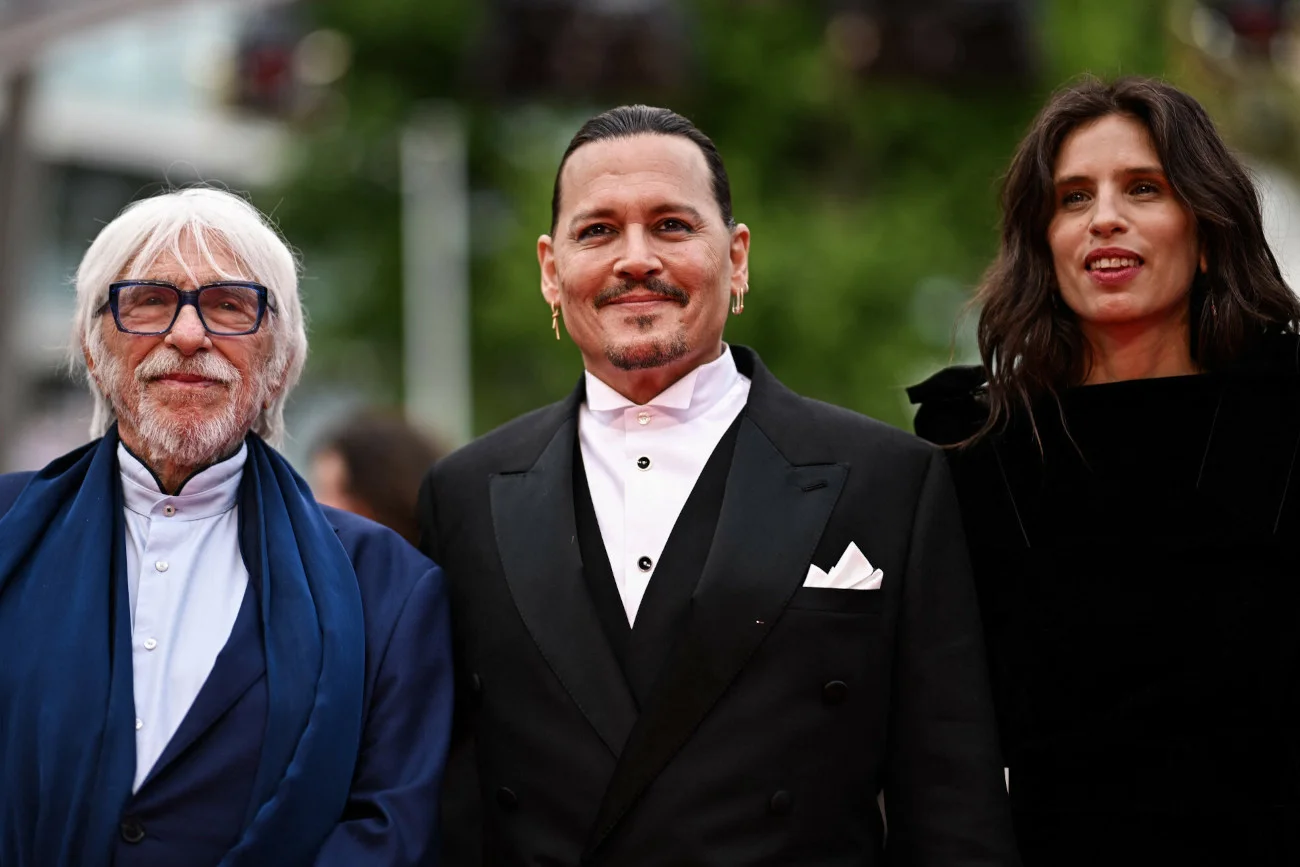 Johnny Depp w Cannes.