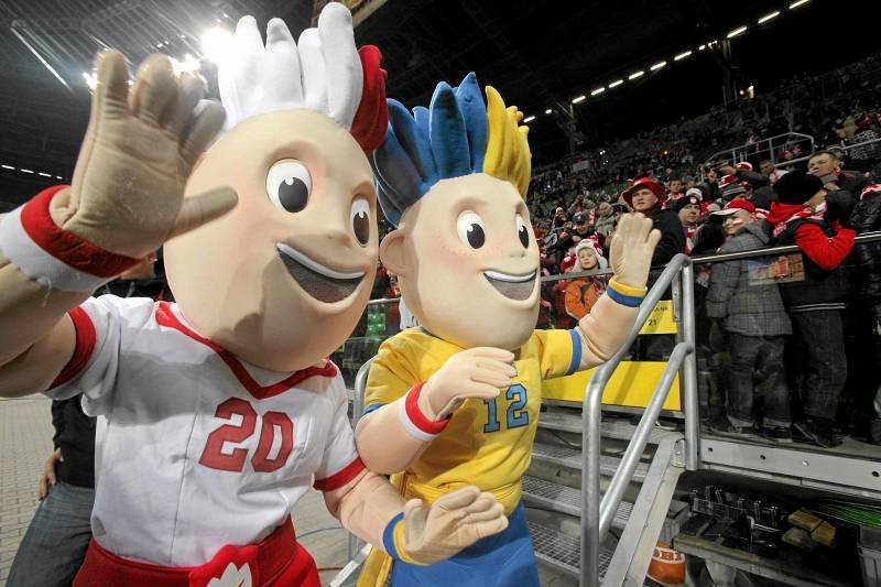 Maskotki Euro 2012