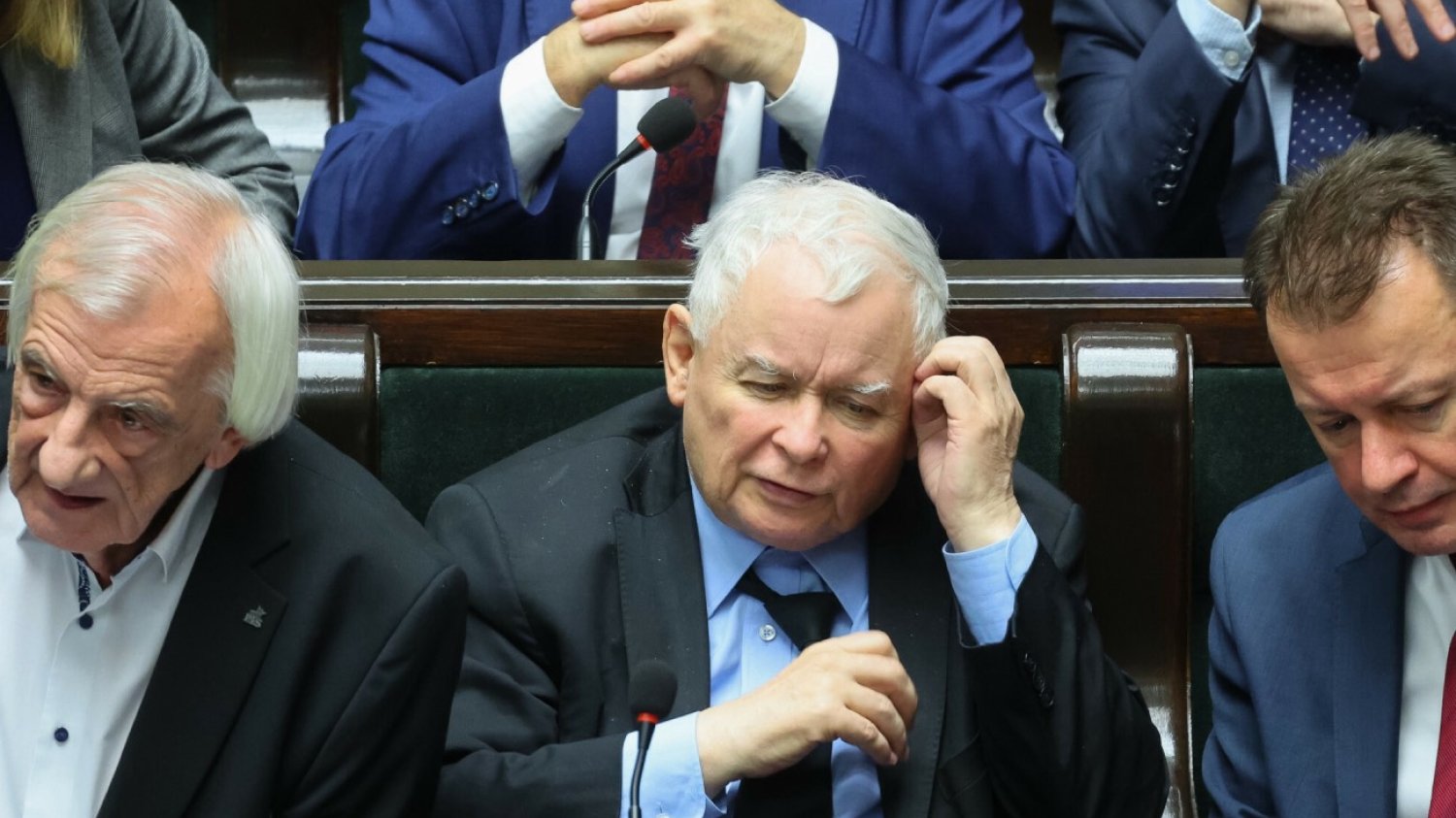 Ryszard Terlecki, Jarosław Kaczyński, Mariusz Błaszczak