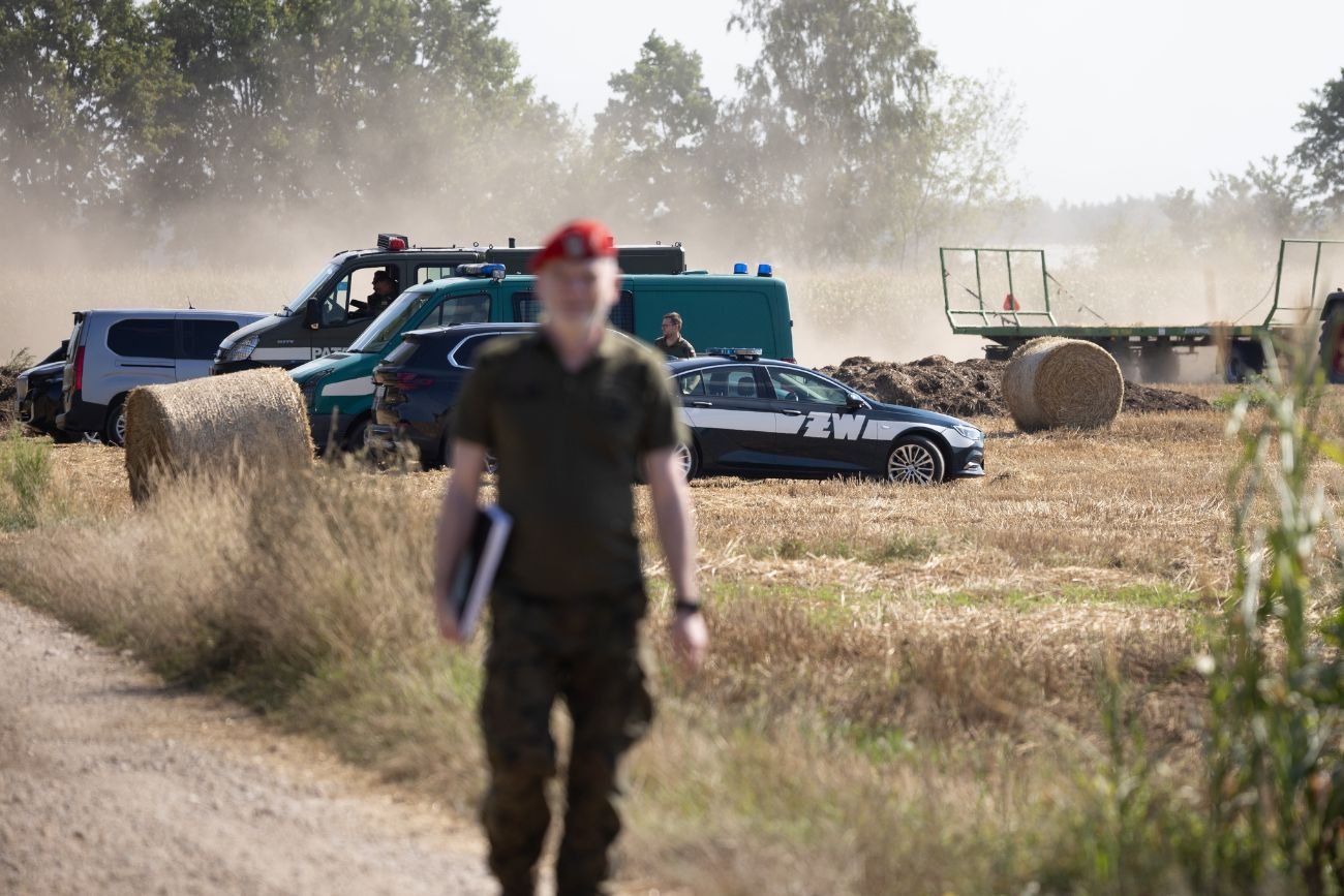 Pojawiły się doniesienia, iż to dron Shahed eksplodował w Osinach. Jest zdjęcie obiektu