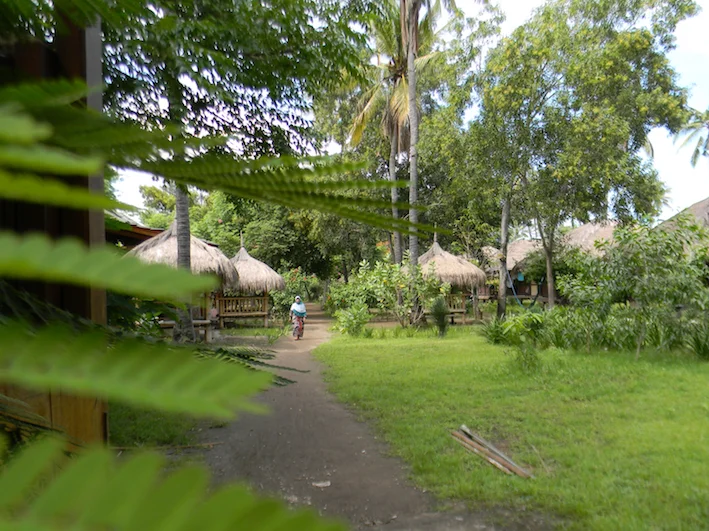 Bungalowy na Gili Air.