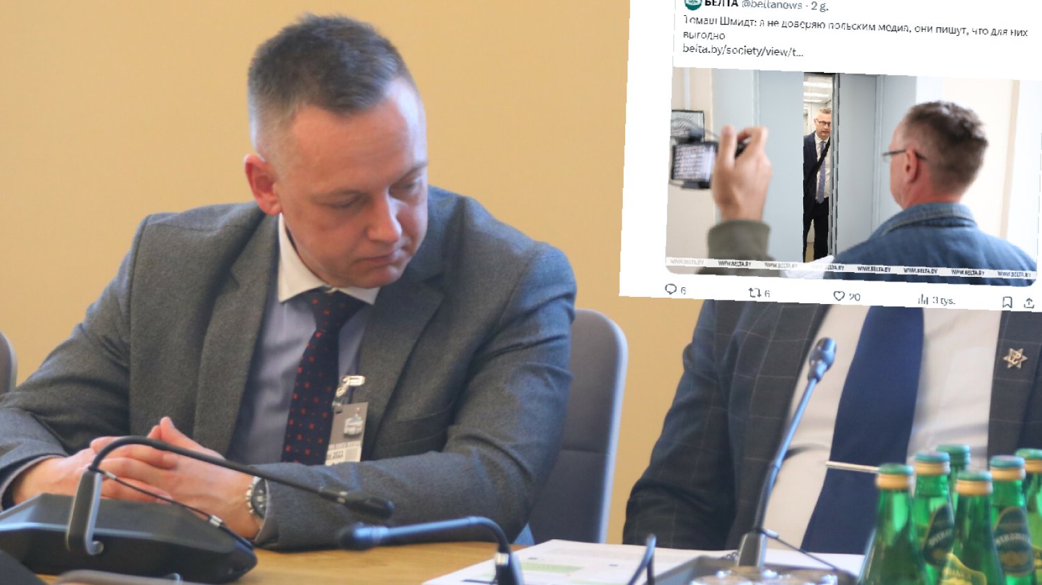 Incydent z udziałem Tomasza Szmydta w polskiej ambasadzie. MSZ reaguje.