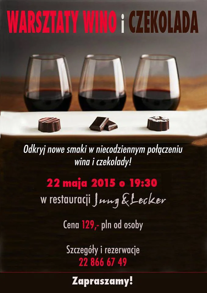 Wino i czekolada