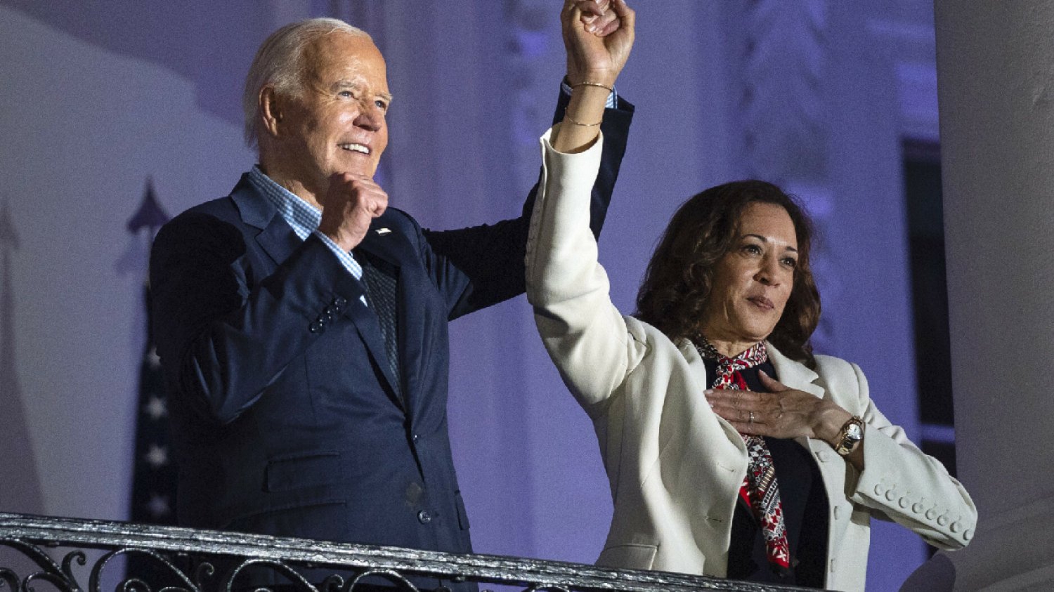 Joe Biden pierwszy raz zabrał głos publicznie. Tak poparł Kamalę Harris.