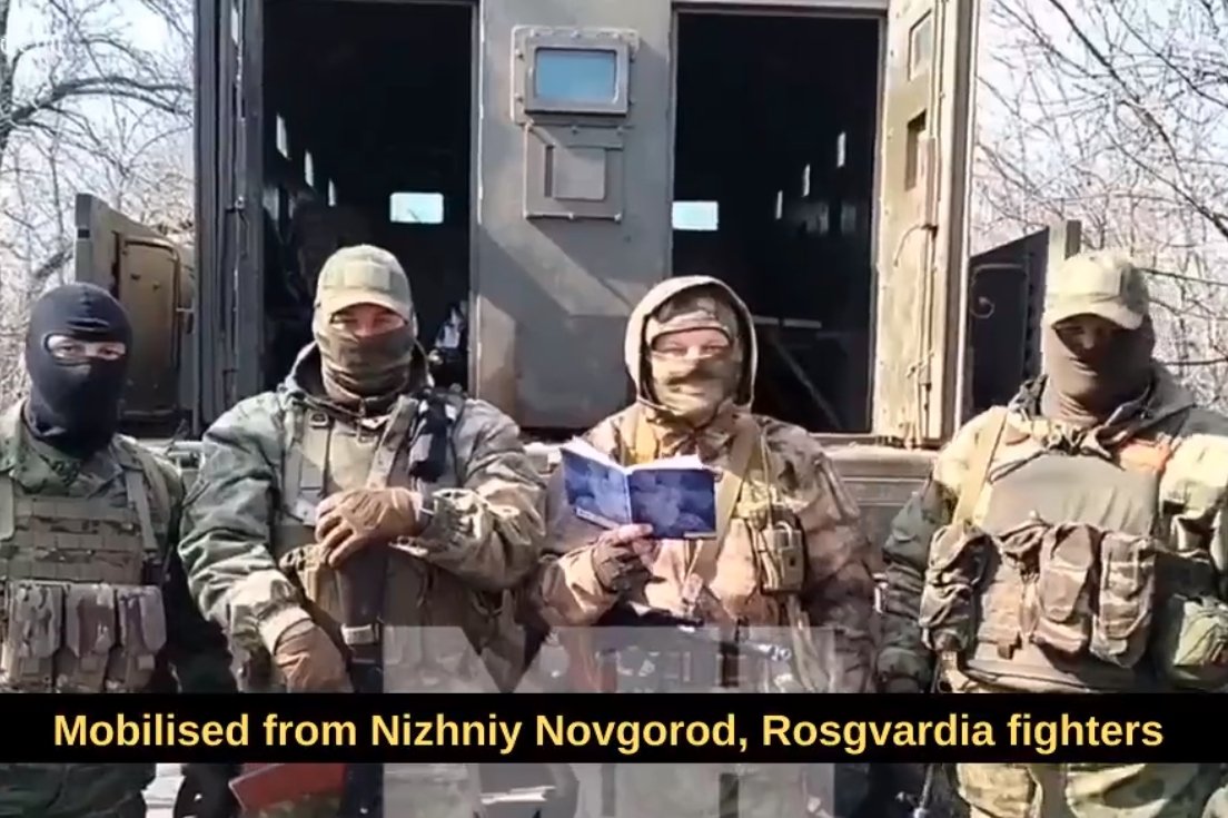 Apel rosyjskich żołnierzy.