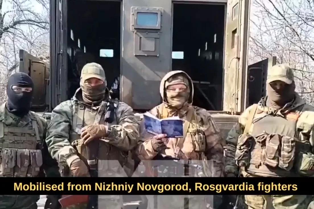 Apel rosyjskich żołnierzy.
