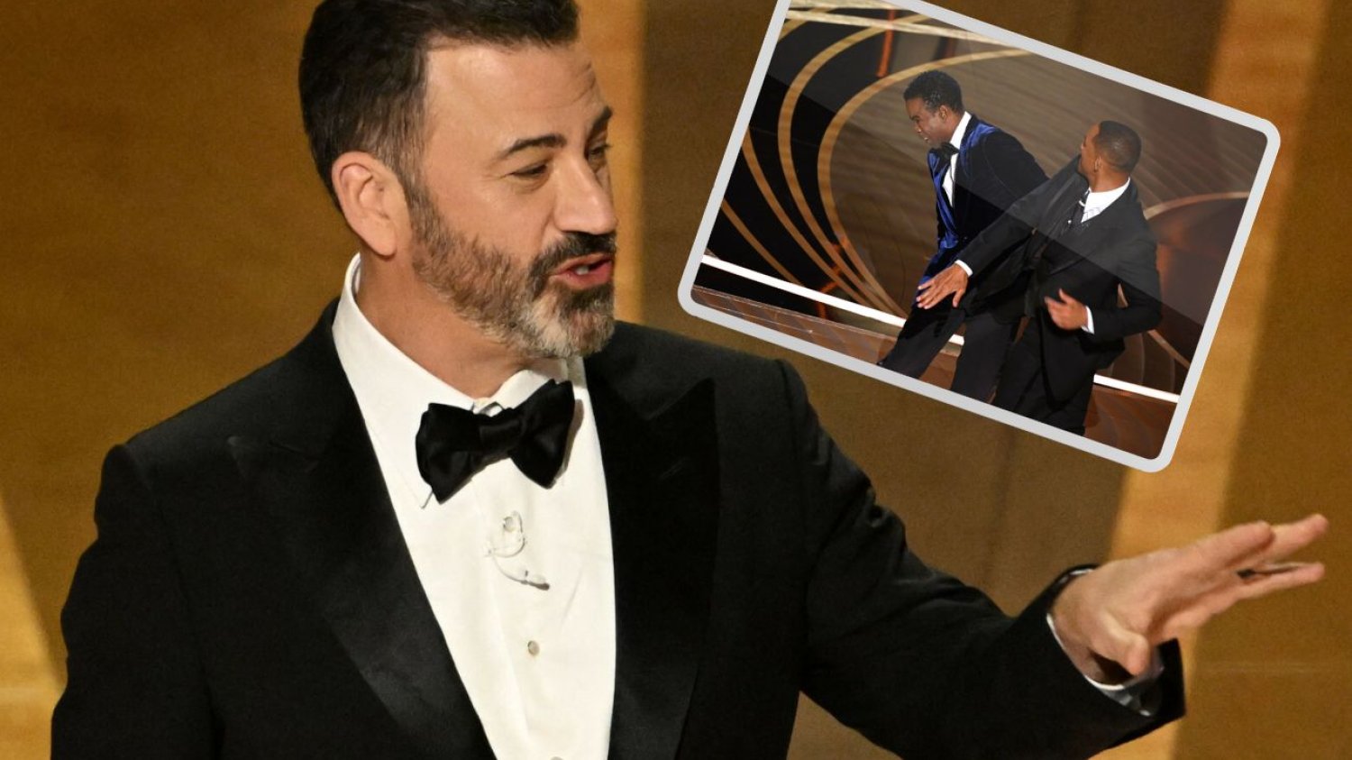 Oscary 2023. Jimmy Kimmel zadrwił z Willa Smitha i ubiegłorocznych.