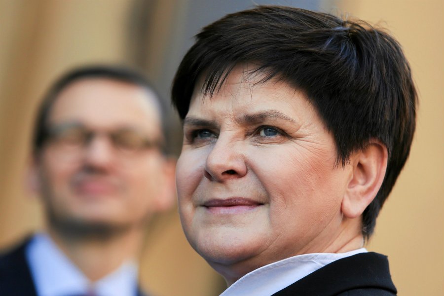 Beata Szydło była premierem, ale KPRM chyba o tym zapomniał.
