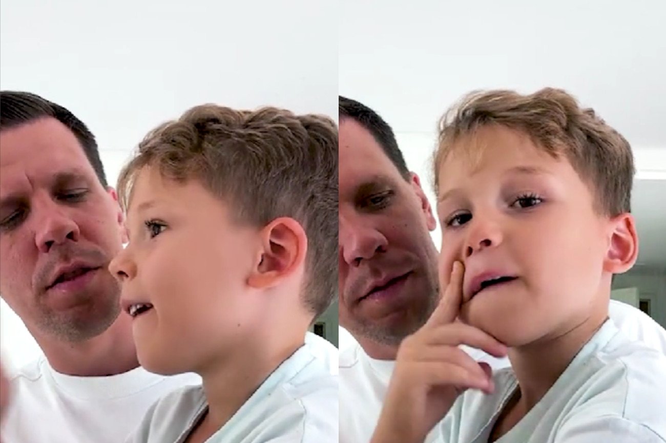 Szczęsny udzielił wywiadu z... synem Liamem.