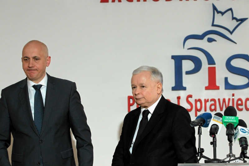 Jarosław Kaczyński i Joachim Brudziński zapomnieli o dokumencie, który podpisali po zabójstwie Marka Rosiaka.