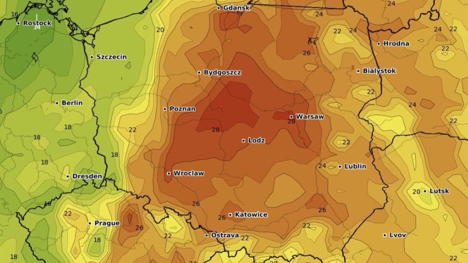 Będzie pogodowa huśtawka przed weekendem 1-2 lipca.