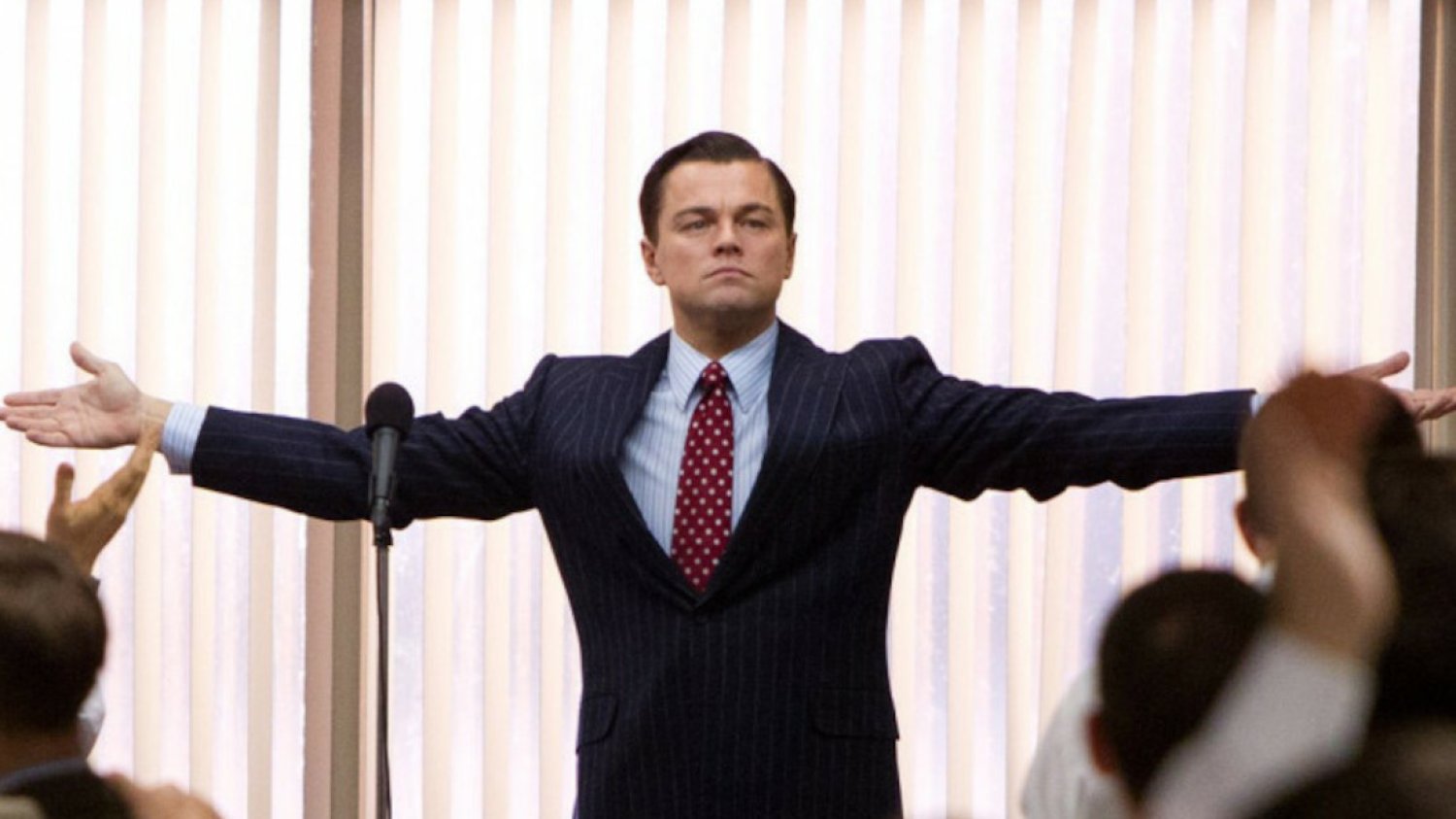 Leonardo DiCaprio w filmie "Wilk z Wall Street"