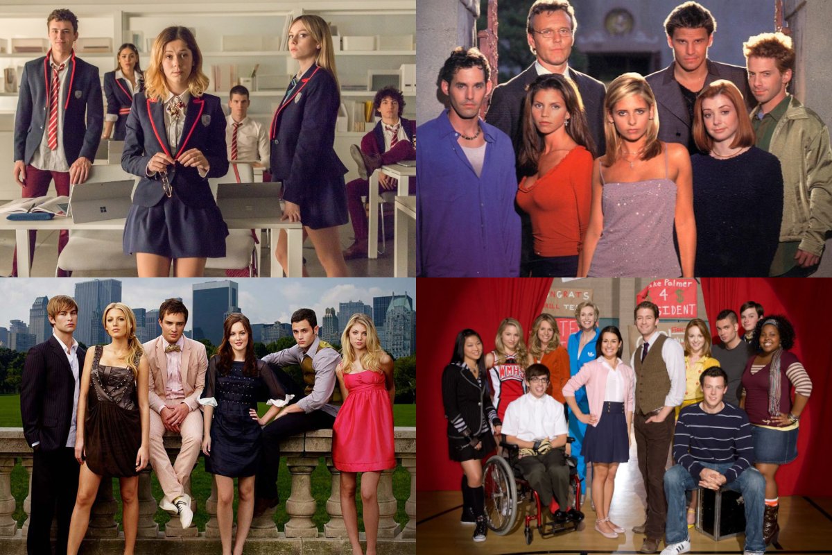 seriale szkoła młodzież young adult online netflix disney plotkara skins glee