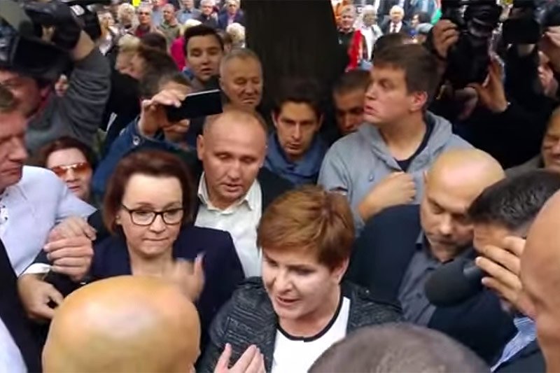 Zapewne Beata Szydło wizyty w Świdnicy nie będzie wspominała najmilej.
