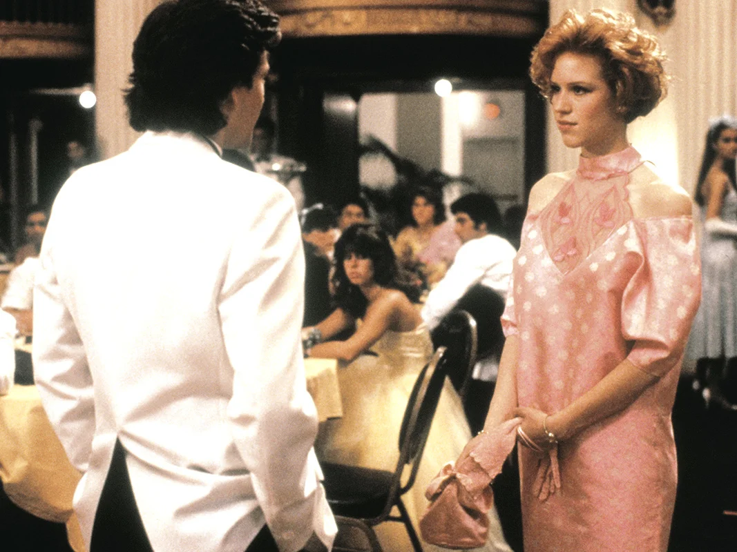 Molly Ringwald jako "Dziewczyna w różowej sukience".