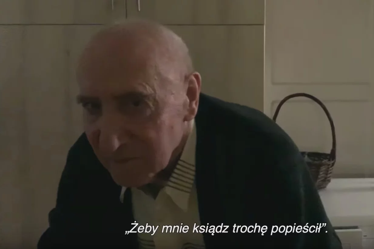 Ks. Franciszek Cybula w filmie Tomasza Sekielskiego.