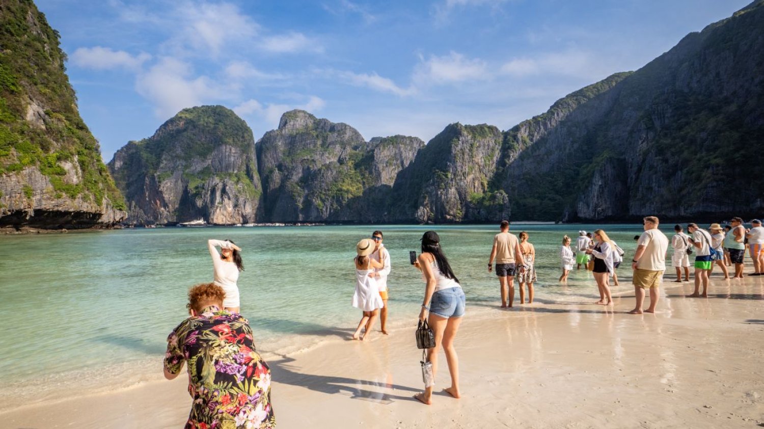 Maya Bay w Tajlandii