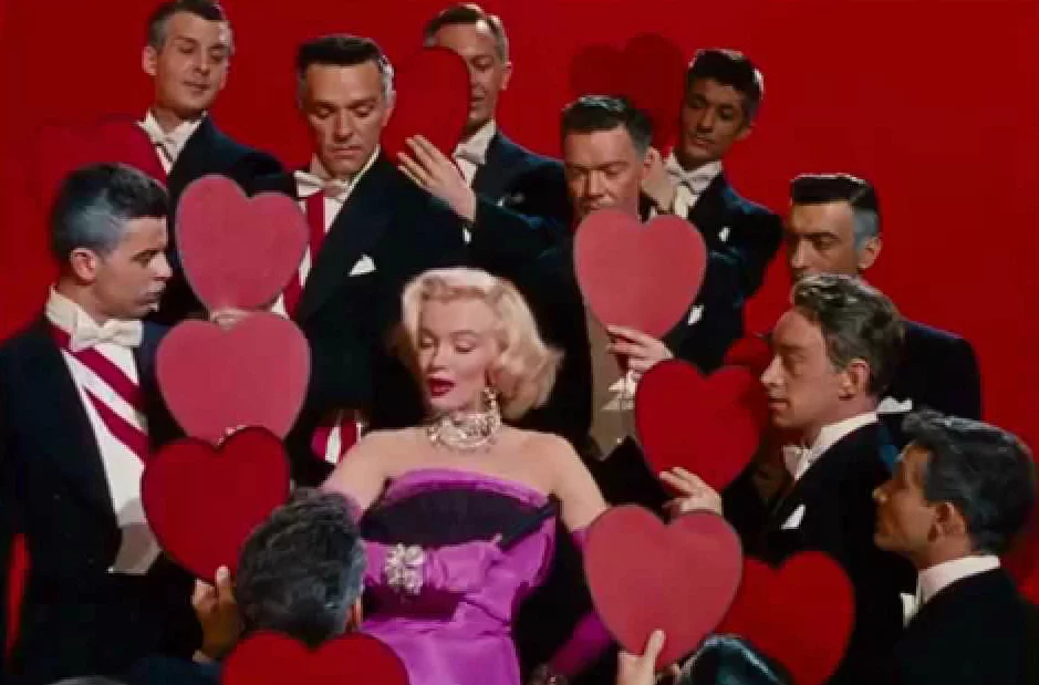 „Mężczyźni wolą blondynki” z Marilyn Monroe