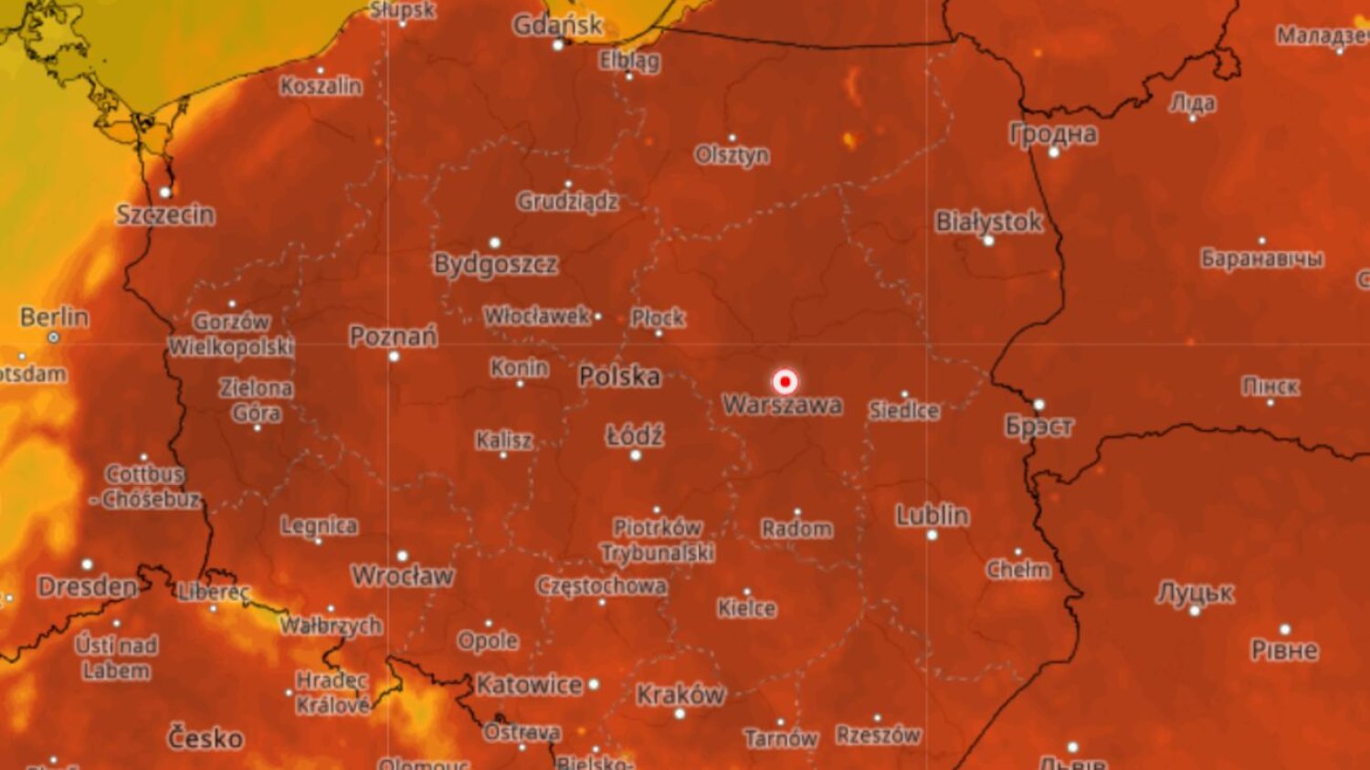 Upały w całej Polsce, w wielu miejscach ogłoszono alerty drugiego stopnia