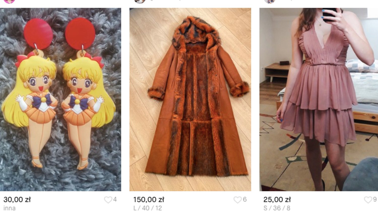 Platforma Vinted przypomina swoim układem Instagram