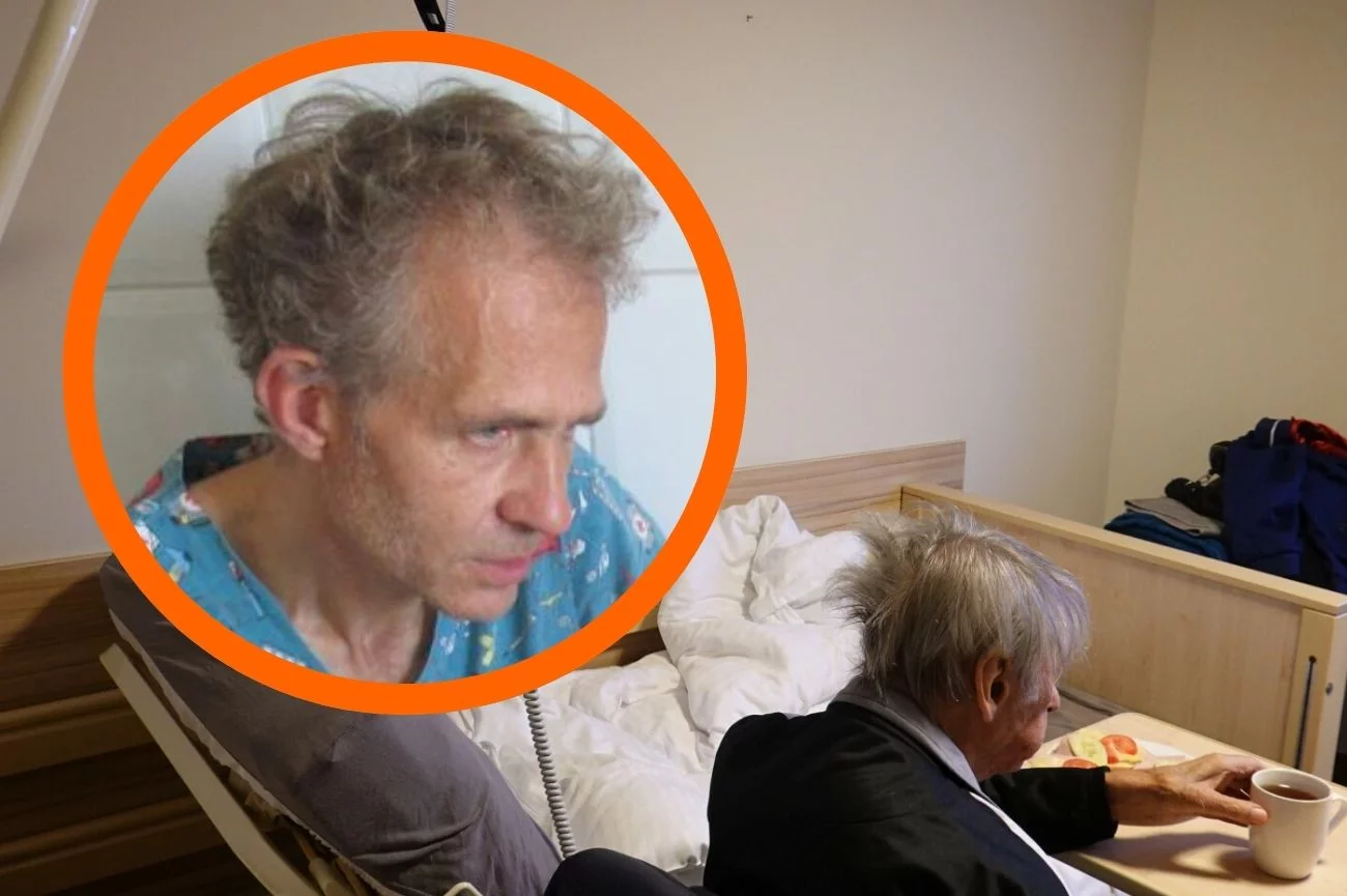 Daniel Tumanowicz, opiekun seniorów. Daniel Tumanowicz, opiekun seniorów. Mówi, że pracując na "śmieciówce", żyje na krawędzi. Tak, jak jego podopieczni.