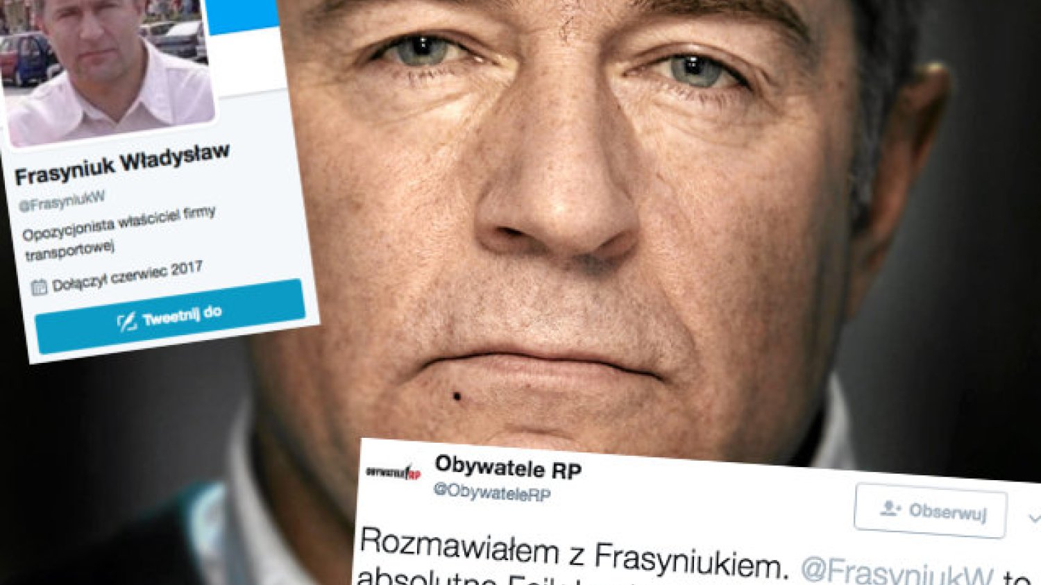 Ktoś na Twitterze stworzył fikcyjne konto Władysława Frasyniuka.