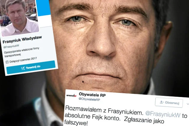 Ktoś na Twitterze stworzył fikcyjne konto Władysława Frasyniuka.