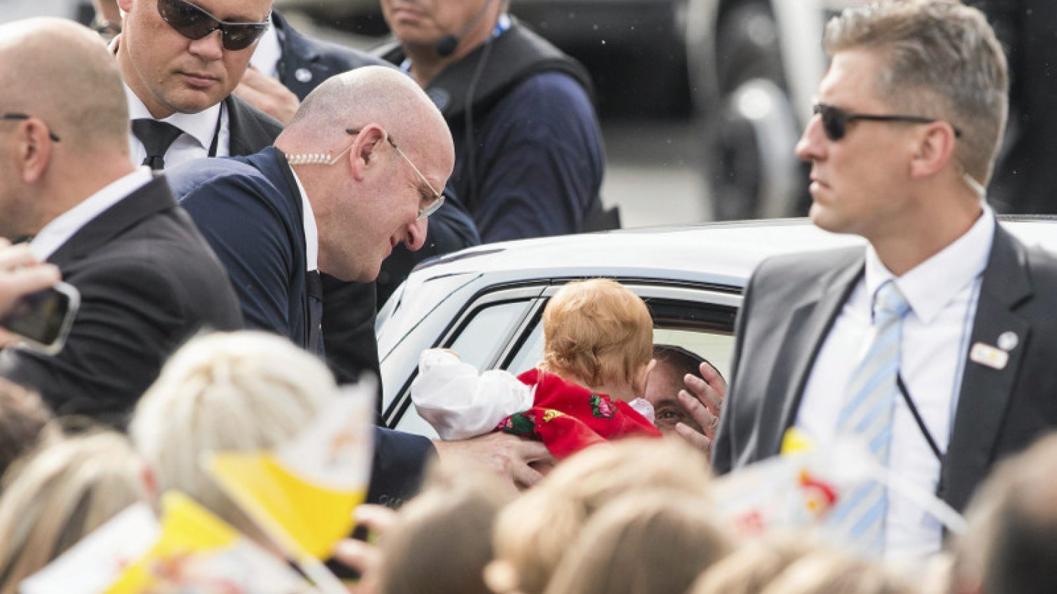 Papież pobłogosławił w Krakowie małą Olę.