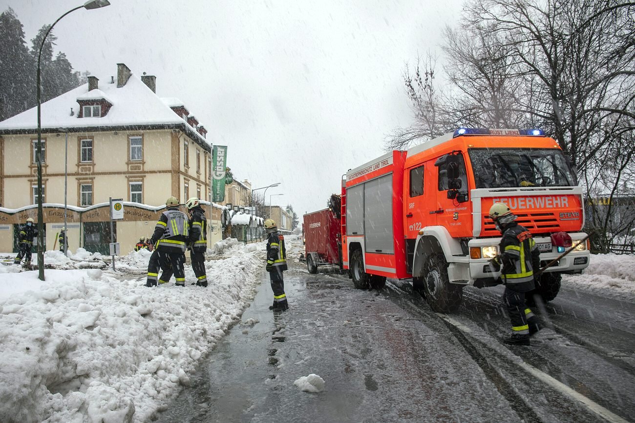 Uderzenie zimy w Europie