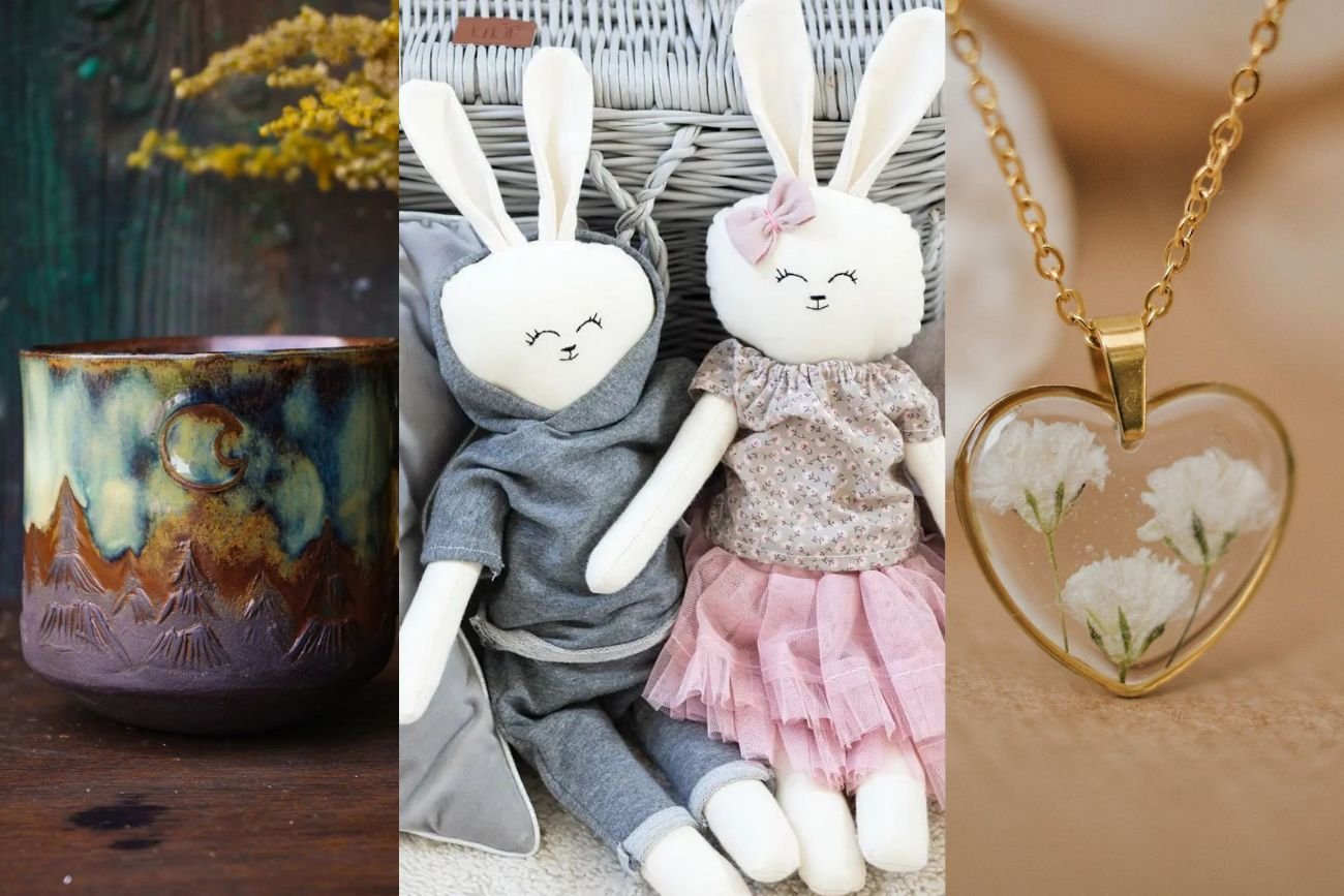 Prezenty handmade na święta.