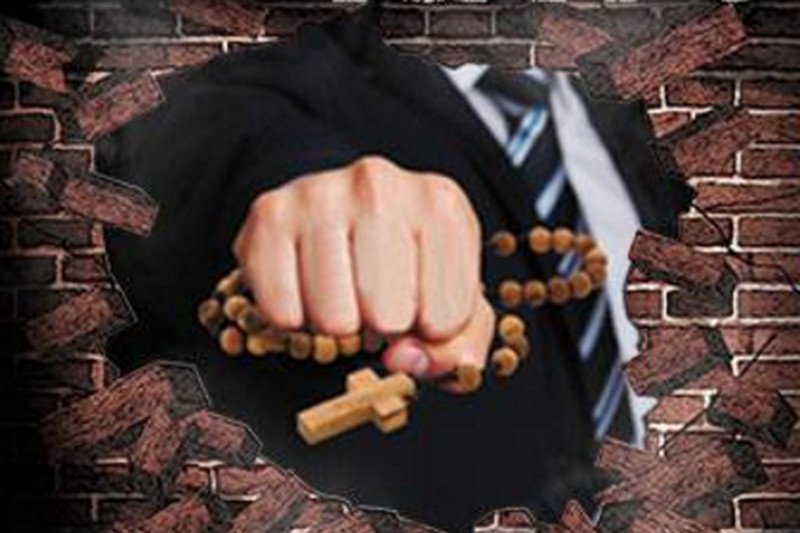 Fragment logo Katolickiej Rewolucji w Biznesie.