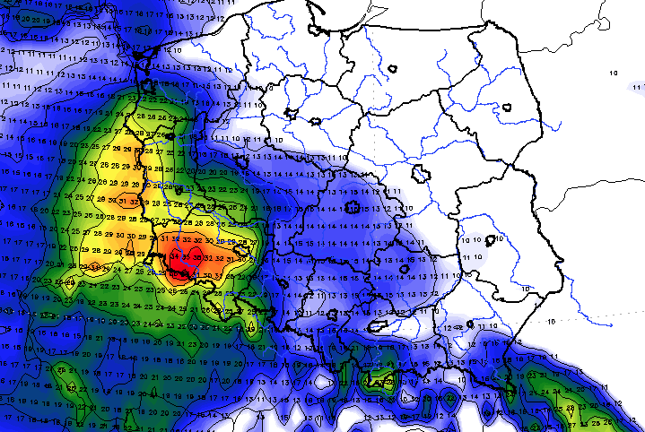Orkan Ksawery nadchodzi, prognoza pogody na czwartek i piątek