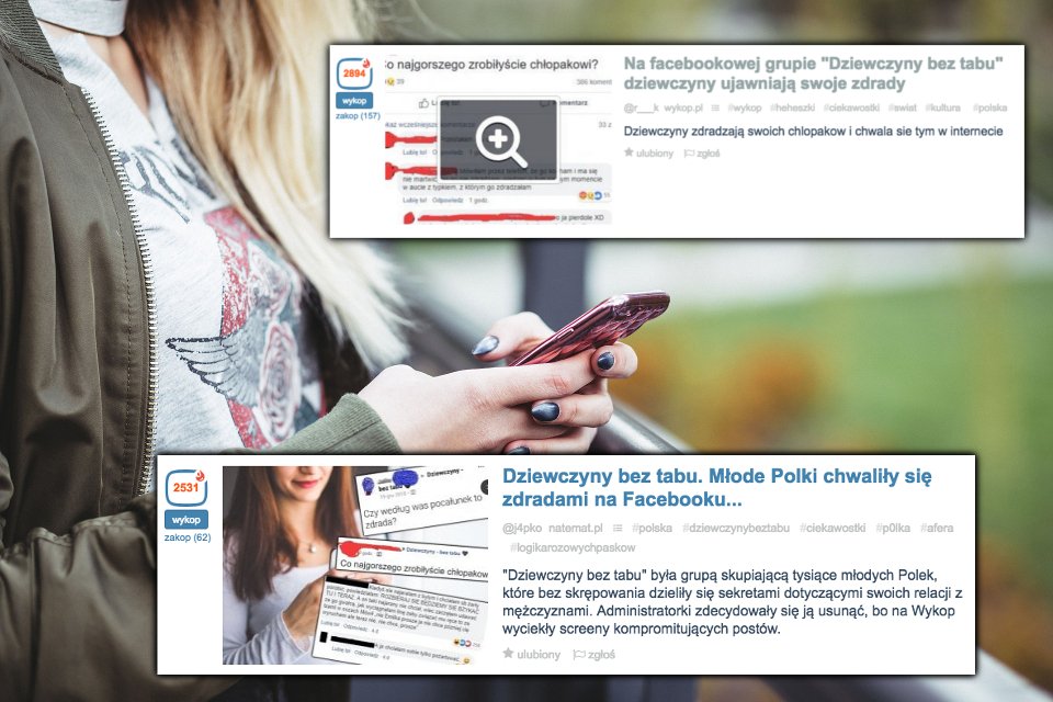 Akcja związana z grupą "Dziewczyny bez tabu" stałą się przebojem na Wykopie.